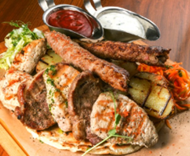 Микс мяса на углях
